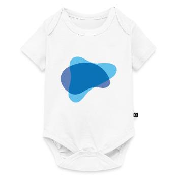 Farbkleckse Kleckse Farbspritzer Maler Geschenk - Baby Premium Kurzarmbody - Weiß - Vorne