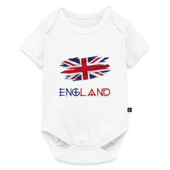 Flag Patriot Gift Home Country Flag England - Baby Premium short-sleeve bodysuit - white - Front