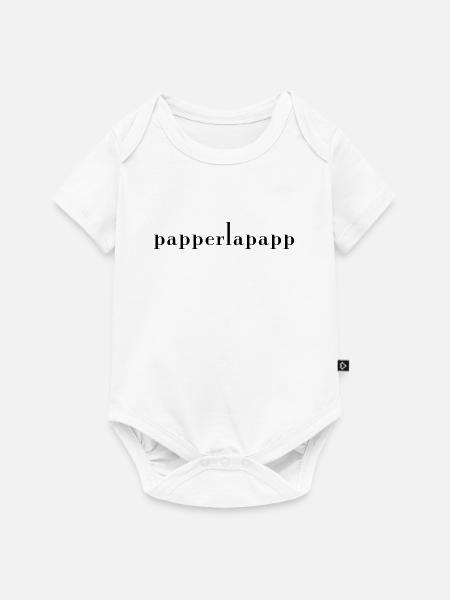 papperlapapp Ruhrdeutsch - Baby Premium Kurzarmbody - Weiß