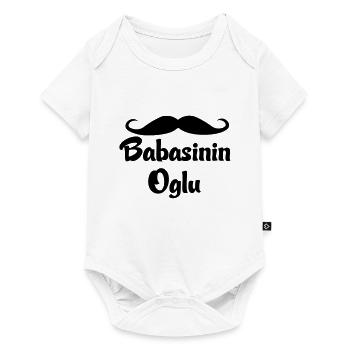 Babaogul - Baby Premium Kurzarmbody - Weiß - Vorne