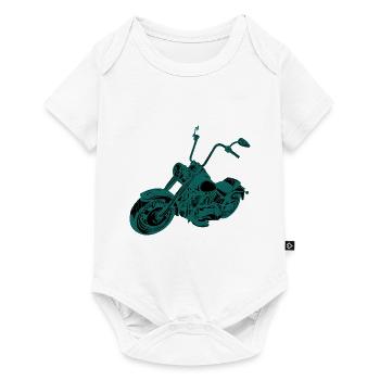 Cadeau de mécanicien motard motard croiseur motard - Body à manches courtes Premium Bébé - blanc - Devant