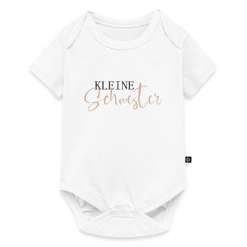 Kleine Schwester - Baby Premium Kurzarmbody - Weiß - Vorne
