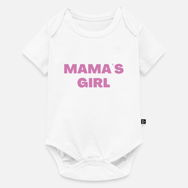 La fille de maman - Body à manches courtes Premium Bébé - blanc