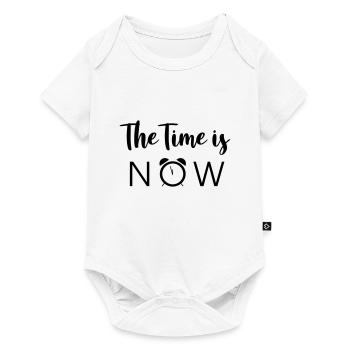 The Time is NOW - Baby Premium Kurzarmbody - Weiß - Vorne