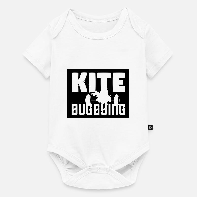 Kite buggying - Baby Premium short-sleeve bodysuit - white