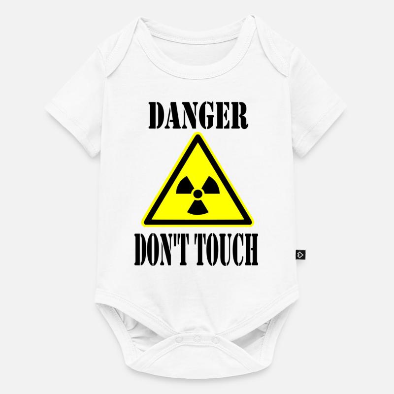 danger - Body à manches courtes Premium Bébé - blanc