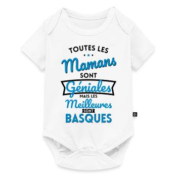 Mamans géniales les meilleures sont Basques - Body à manches courtes Premium Bébé - blanc - Devant