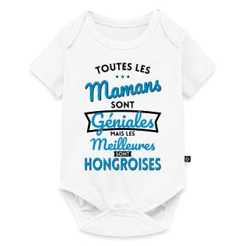 Mamans géniales les meilleures sont Hongroises - Body à manches courtes Premium Bébé - blanc - Devant