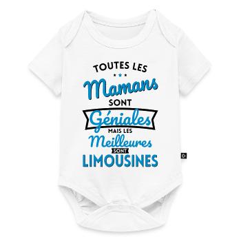 Mamans géniales les meilleures sont Limousines - Body à manches courtes Premium Bébé - blanc - Devant