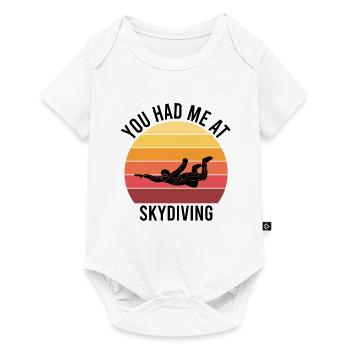 Skydiving and Parachuting - Body à manches courtes Premium Bébé - blanc - Devant