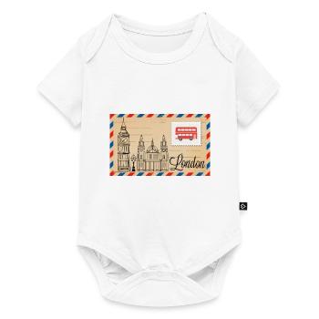 London - Baby Premium short-sleeve bodysuit - white - Front