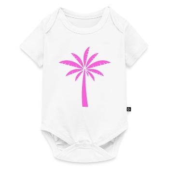 Palm trees - Baby Premium short-sleeve bodysuit - white - Front