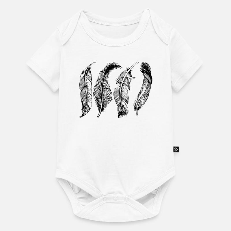 Rebondir - Body à manches courtes Premium Bébé - blanc