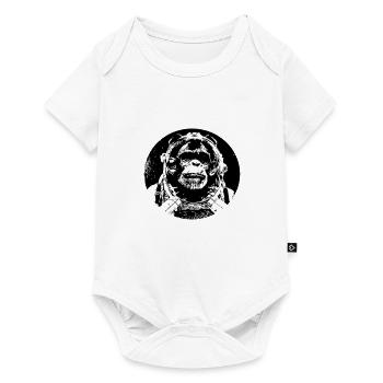 Monkey - Baby Premium short-sleeve bodysuit - white - Front