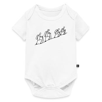 Mountain hikers - Baby Premium short-sleeve bodysuit - white - Front