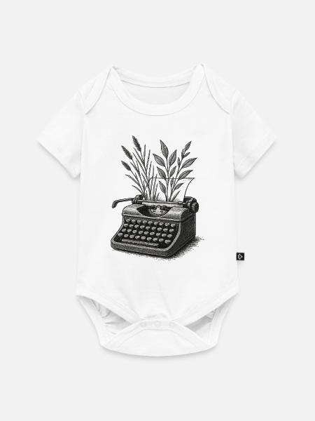 Lettres vivantes - Body à manches courtes Premium Bébé - blanc