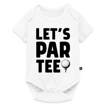 Let's Par Tee Golf Player Golfing Golf Course Golf - Baby Premium Kurzarmbody - Weiß - Vorne