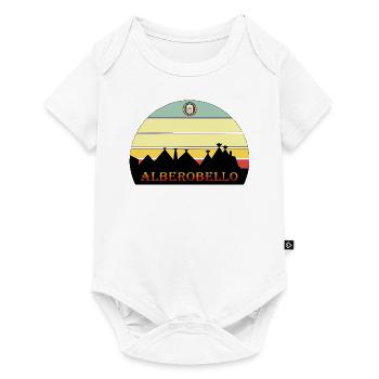 Alberobello trulli Pouilles - Body à manches courtes Premium Bébé - blanc - Devant
