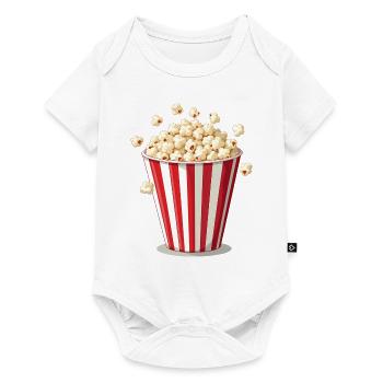 Carnival Popcorn - Funny Costume - Baby Premium short-sleeve bodysuit - white - Front