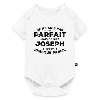 Joseph A First Name, An Attitude Humor Joseph - Baby Premium short-sleeve bodysuit - white - Front