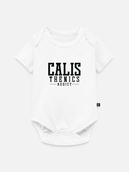 Calisthenics Addict - Baby Premium Kurzarmbody - Weiß