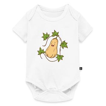Butternut Kürbis dans la nature - Body à manches courtes Premium Bébé - blanc - Devant