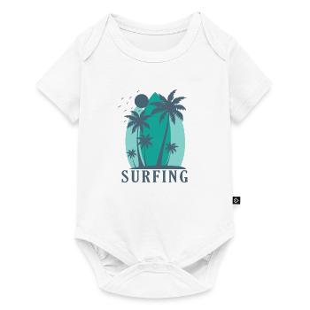 Surfing Surfing Water Sports Wind - Baby Premium short-sleeve bodysuit - white - Front