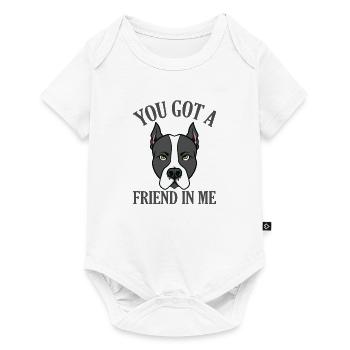 Staffordshire Terrier You got a Friend in Me Dog - Baby Premium short-sleeve bodysuit - white - Front