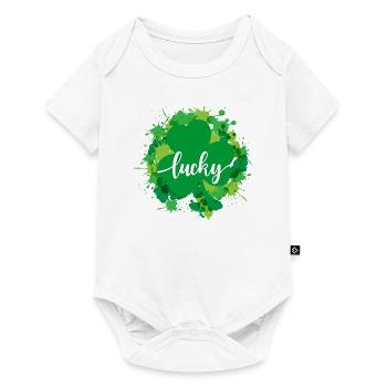 Watercolor Saint Patrick Day - Baby Premium short-sleeve bodysuit - white - Front