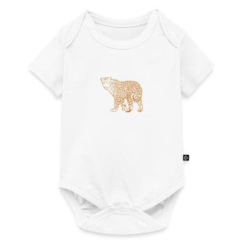 Leopard in the wild Big Cat Africa - Baby Premium short-sleeve bodysuit - white - Front