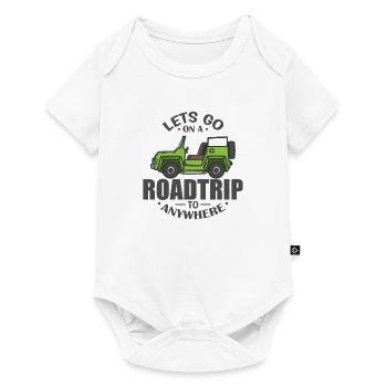 Let's go on a Road Trip to Anywhere Adventure - Baby Premium short-sleeve bodysuit - white - Front