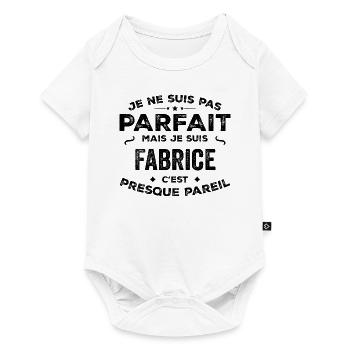 Fabrice – A Funny and Proud First Name, Legend - Baby Premium short-sleeve bodysuit - white - Front