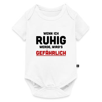 Lustige Sprüche - Lustiges Shirt - Humor - Baby Premium Kurzarmbody - Weiß - Vorne