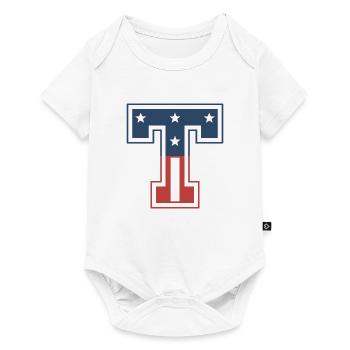 Letter T USA - Baby Premium short-sleeve bodysuit - white - Front