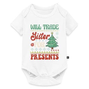 Weihnachten Santa Claus Merry Christmas - Baby Premium short-sleeve bodysuit - white - Front