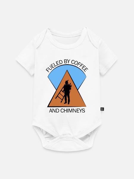 Schornsteinfeger Schlotfeger - Baby Premium Kurzarmbody - Weiß