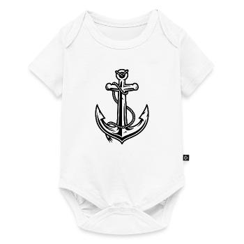 Ankerseemannsmeisterschiff - Baby Premium Kurzarmbody - Weiß - Vorne