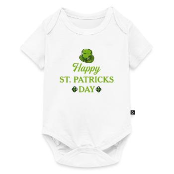 Happy St Patricks Day - Baby Premium short-sleeve bodysuit - white - Front
