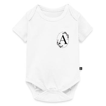 Letter A - Baby Premium short-sleeve bodysuit - white - Front