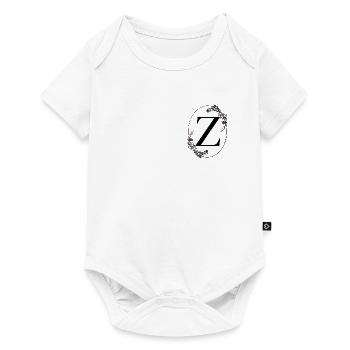 Lettre Z - Body à manches courtes Premium Bébé - blanc - Devant