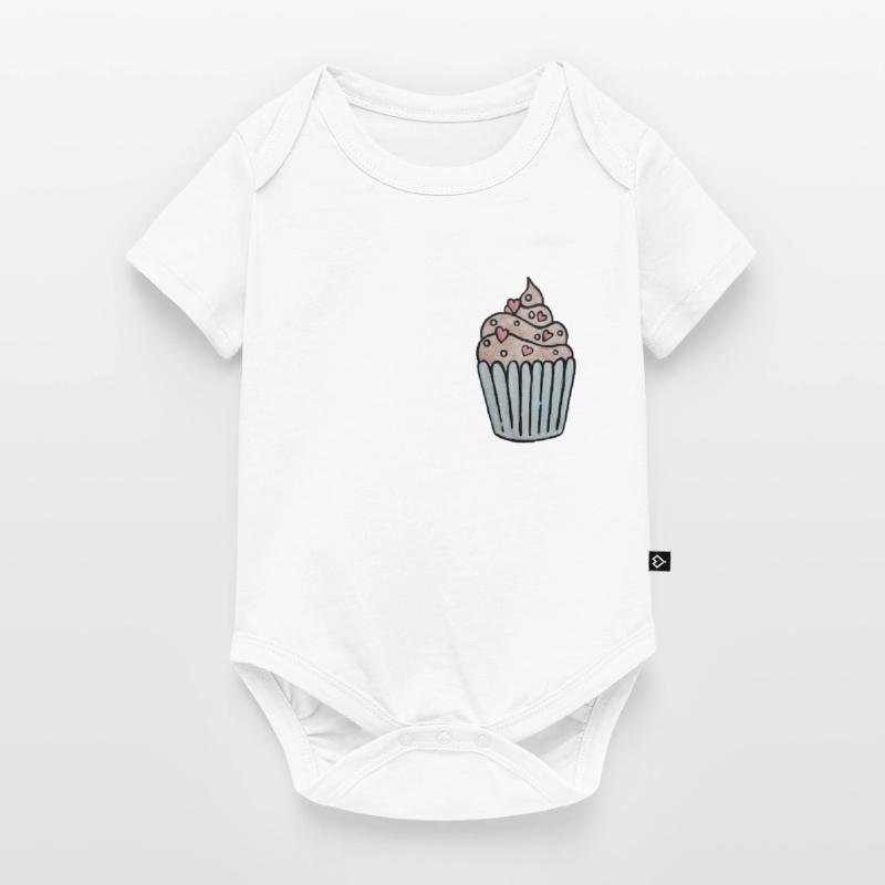 Cupcake mit Herz Baby Premium Kurzarmbody