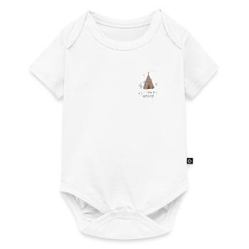Never Stop Exploring – For Adventurers - Baby Premium short-sleeve bodysuit - white - Front