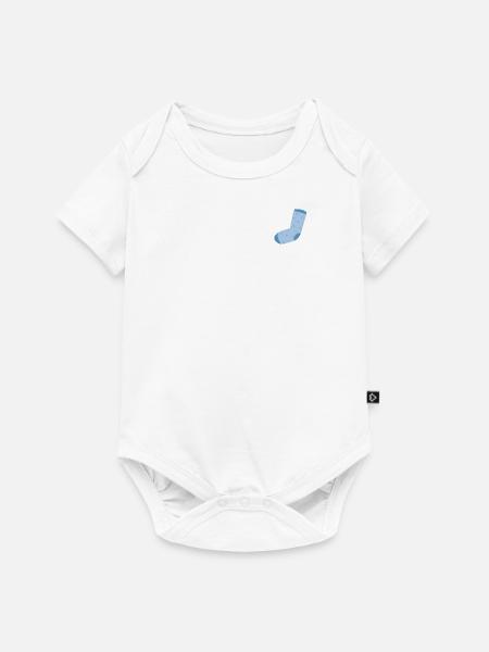 SOCKEN - Baby Premium Kurzarmbody - Weiß