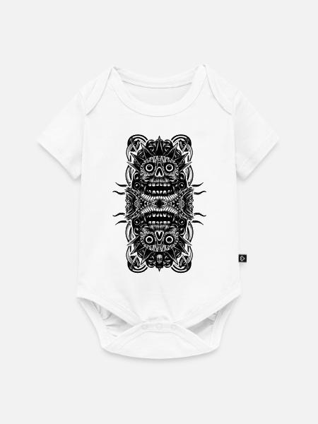 aztekisch - Baby Premium Kurzarmbody - Weiß