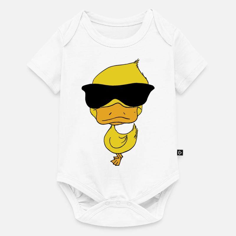 Cool Duck - Baby Premium kortärmad bodysuit - vit