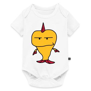Punk Fish - Baby Premium Kurzarmbody - Weiß - Vorne