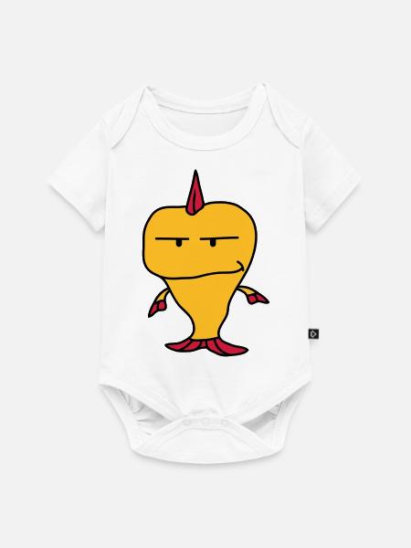 Punk Fish - Baby Premium Kurzarmbody - Weiß