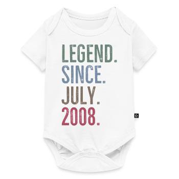 Légende depuis juillet 2008 - Body à manches courtes Premium Bébé - blanc - Devant