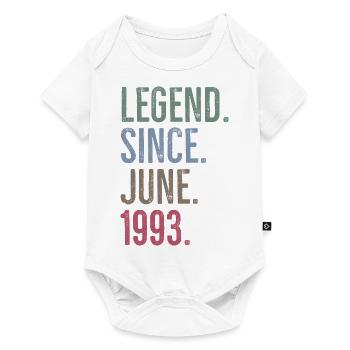 Légende depuis juin 1993 - Body à manches courtes Premium Bébé - blanc - Devant