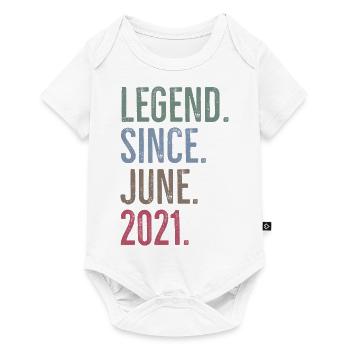 Légende depuis juin 2021 - Body à manches courtes Premium Bébé - blanc - Devant